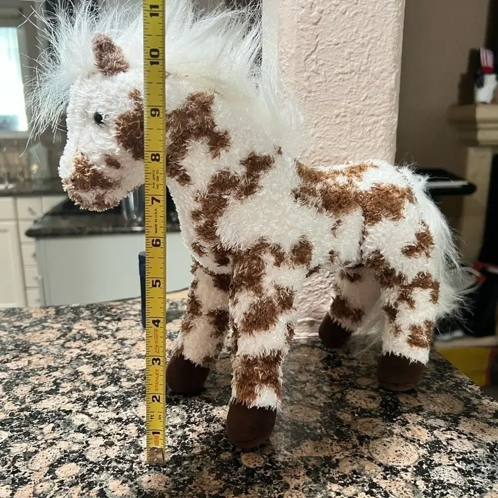 CAVALIA Horse Plush Brown White